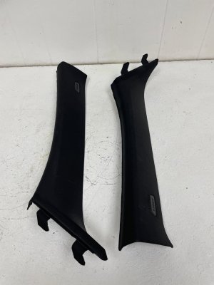 2019-2024 BMW 328i Black Windshield A-Pillar Trim Panel Cover Set (Used OEM)