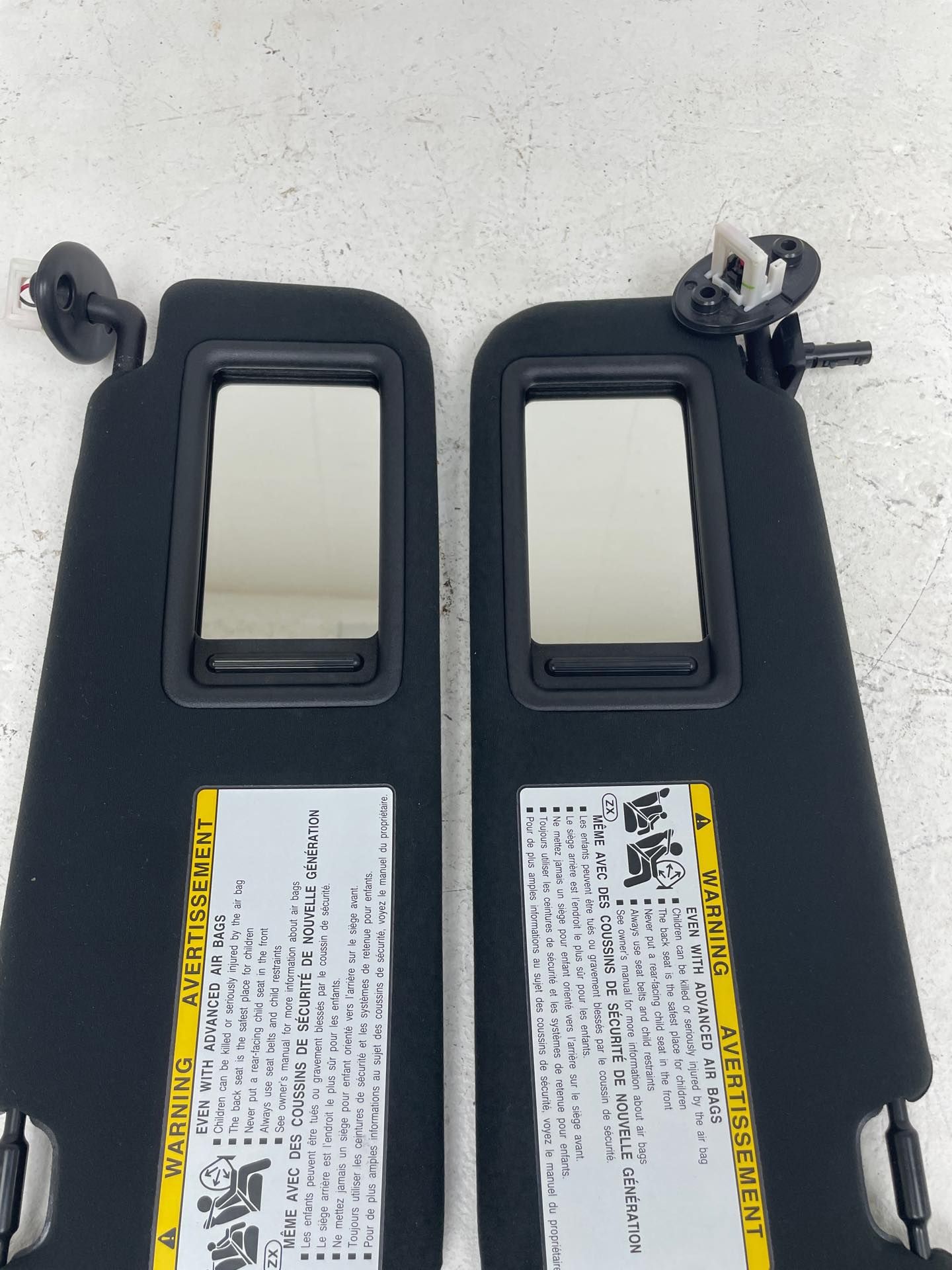 2018-2022 Lexus LS500 Black Ultrasuede Sun Visor - Right (Passenger) (Used OEM)
