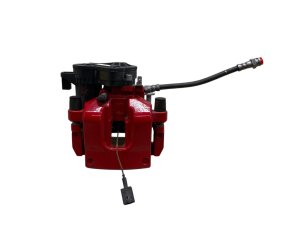 2017-2024 Maserati Quattroporte Red Disc Brake Caliper with Parking Brake Actuator - Rear, Left (Driver) (Used OEM)
