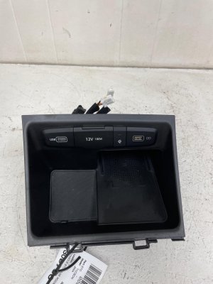 2022-2024 Hyundai Tucson Console Storage Pocket Tray with Power Sockets (Used OEM)