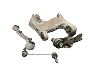 2017-2023 Jaguar F-Pace Lower Control Arm Spring Seat and Linkage Arms Set - Rear, Left (Driver) (Used OEM)