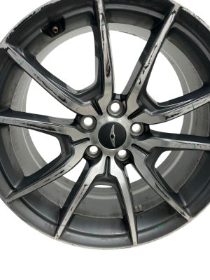 2020-2025 Genesis G70 Gray 19x8.5 10-Spoke Machined Gray Alloy Wheel - Rear (Used OEM)
