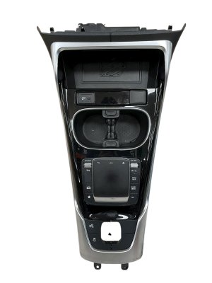 2019-2022 Mercedes-Benz A220 Black Center Console Cup Holder Trim Cover Panel - Front (Used OEM)