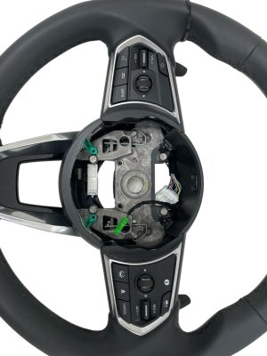 2022-2024 Acura MDX Black Steering Wheel with Paddle Shifters and Control Switches - Front (Used OEM)