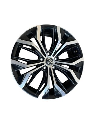 2025 Toyota Crown Signia Silver 19x7 5-Spoke Machined Silver Black Alloy Wheel (Used OEM)