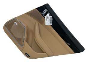 2017-2023 Porsche Panamera Beige Door Interior Trim Panel - Rear, Right (Passenger) (Used OEM)