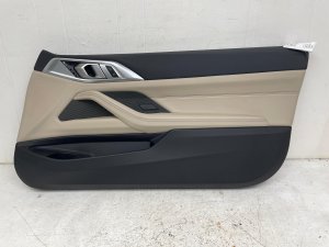2021-2024 BMW M4 Tan Door Interior Trim Panel - Front, Right (Passenger) (Used OEM)
