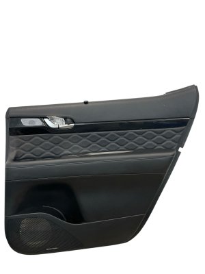 2020-2022 Hyundai Palisade Black Door Interior Trim Panel - Rear, Right (Passenger) (Used OEM)