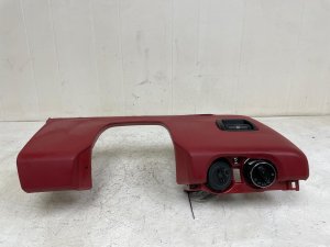 2013-2016 Porsche Boxster Red Lower Knee Dashboard Trim Panel - Front (Used OEM)