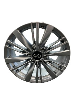 2018-2024 INFINITI QX80 Silver 20x8 18-Spoke Silver Alloy Wheel (Used OEM)
