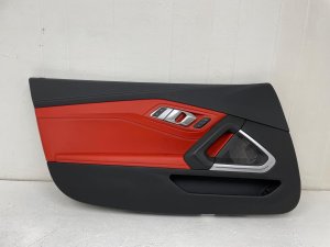2019-2025 BMW Z4 Black Door Interior Trim Panel - Front, Left (Driver) (Used OEM)