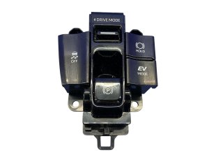 2023-2024 Toyota Crown Black Center Console Drive Mode Parking Brake and Traction Control Switch Unit - Front (Used OEM)