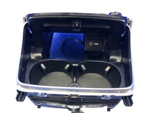 2015-2021 Mercedes-Benz C280 Black Center Console Cup Holder and Storage Compartment Assembly - Front (Used OEM)