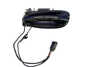 2005-2012 Porsche Boxster Black Exterior Door Handle Assembly - Rear, Left (Driver) (Used OEM)