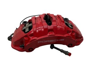 2015-2018 Porsche Macan Red Brembo Disc Brake Caliper - Front, Right (Passenger) (Used OEM)