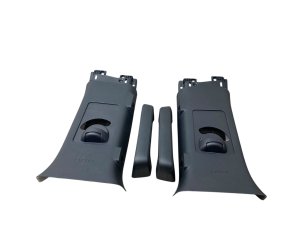 2018-2024 Ford Expedition Ebony (Black) B-Pillar Trim Panel and Grab Handle Set - Front (Used OEM)