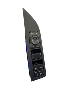 2023-2024 Fisker Ocean Black Master Door Lock and Window Switch Panel - Front (Used OEM)