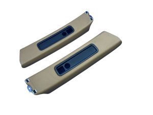 1999-2005 Porsche 911 Beige Pillar Trim Cover Panel Set - Front (Used OEM)
