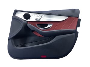 2015-2021 Mercedes-Benz C280 Black Door Interior Trim Panel - Front, Right (Passenger) (Used OEM)