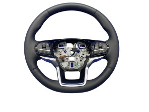 2025 Ford Explorer Black Heated Leather Steering Wheel - Front (Used OEM)
