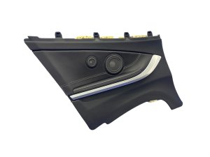 2015-2020 BMW M4 Black Interior Quarter Trim Panel - Rear, Left (Driver) (Used OEM)