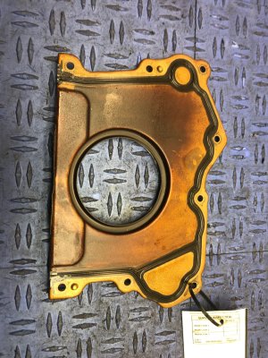 2014-2023 Maserati Ghibli Crankshaft Seal Plate - Rear (Used OEM)