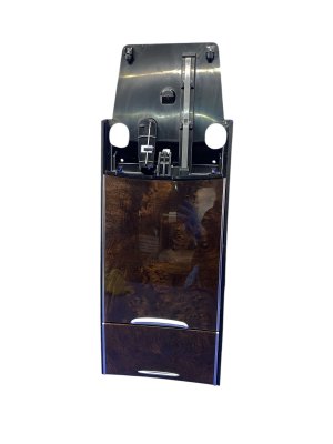 2018-2020 Mercedes-Benz S500 Brown Rear Center Console Cup Holder with Cooler Fan - Front (Used OEM)
