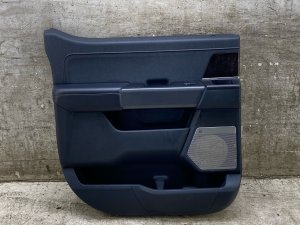 2022-2025 Ford F-150 Lightning Black Door Interior Trim Panel - Rear, Left (Driver) (Used OEM)