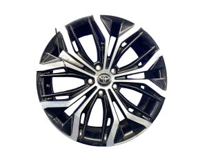 2025 Toyota Crown Signia Silver 19x7 5-Spoke Machined Black Alloy Wheel (Used OEM)