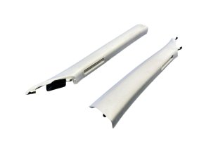 2021-2024 Genesis G80 Beige Ventilated A-Pillar Trim Cover Panel Set - Front (Used OEM)