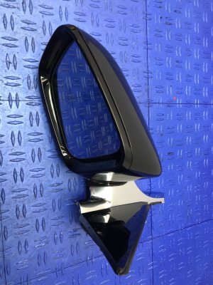 2016-2022 BMW 740i Jet Black Power Heated Power Folding Door/Side View Mirror - Left (Driver) (Used OEM)