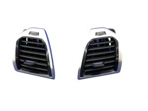 2020-2025 BMW M8 Silver Dashboard HVAC Air Vent Set - Front (Used OEM)