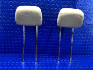 2017-2020 Mercedes-Benz E500 Beige Seat Leather Headrest Set - Rear, Right (Passenger) (Used OEM)