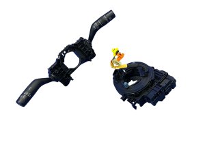 2019-2023 Mazda 3 Black Turn Signal Wiper Headlight Combination Switch with Clock Spring (Used OEM)