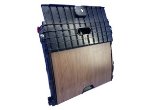2023-2024 Lexus RX350h Center Console Storage Tray with Woodgrain Sliding Door - Front (Used OEM)