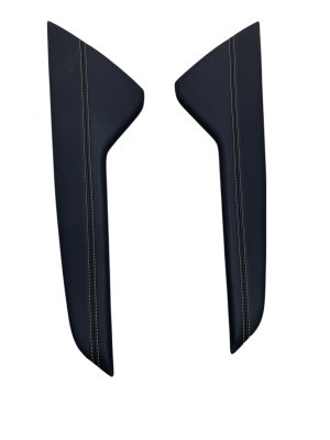 2025-2026 Mazda CX-70 Black w/ Brown Center Console Side Cover Panel Molding Set (Used OEM)