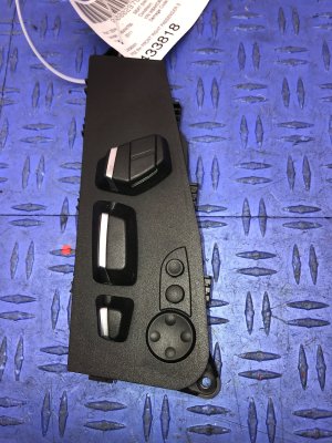 2009-2012 BMW 740i Power Seat Switch with Memory - Front, Right (Passenger) (Used OEM)