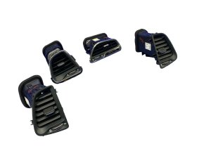 2015-2023 Dodge Challenger Black Dashboard AC Heat HVAC Air Vent Set - Front (Used OEM)