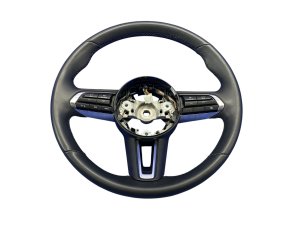 2020-2025 Mazda CX-30 Black Leather Non-Heated Steering Wheel - Front (Used OEM)