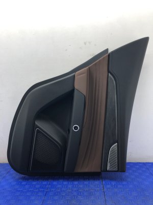 2023-2026 Maserati Grecale Brown Door Interior Trim Panel with Premium Sound and LED - Rear, Left (Driver) (Used OEM)