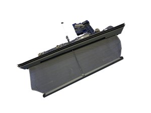 2022-2025 Lucid Air Black Rear Door Window Shade Roller Blind (Used OEM)