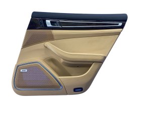 2017-2023 Porsche Panamera Beige Door Interior Trim Panel - Rear, Right (Passenger) (Used OEM)