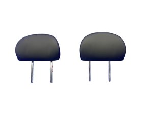 2021-2025 Kia K5 Black Seat Leather Headrest Set - Rear, Right (Passenger) (Used OEM)