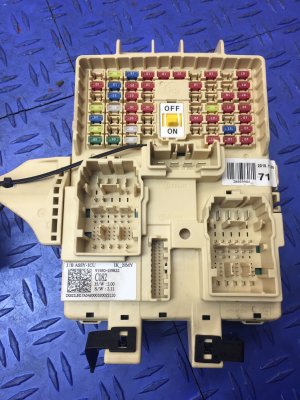 2019-2021 Genesis G70 Cabin Ignition Control Relay Junction Fuse Box (Used OEM)