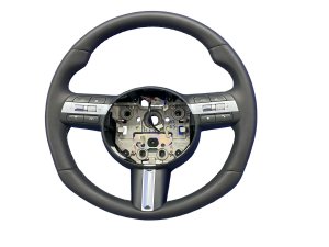 2024-2026 Hyundai Sonata Gray Heated Leather Steering Wheel - Front (Used OEM)