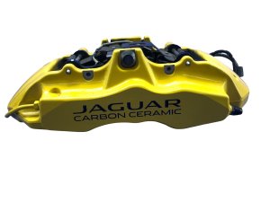 2015-2024 Jaguar F-Type Yellow Brembo Carbon Ceramic Disc Brake Caliper - Front, Right (Passenger) (Used OEM)