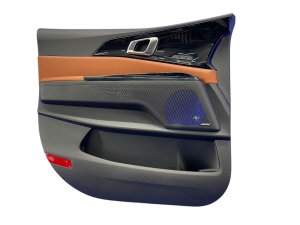 2022-2024 Kia Carnival Brown Door Interior Trim Panel - Front, Left (Driver) (Used OEM)
