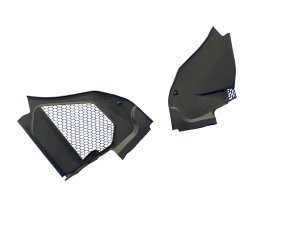 2019-2025 BMW M8 Black Windshield Cowl Trim Cover Panel Set - Front (Used OEM)