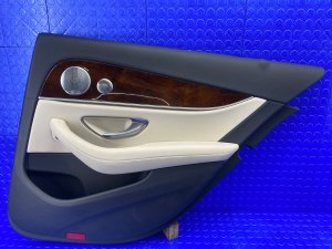 2017-2023 Mercedes-Benz E500 Beige Door Interior Trim Panel - Rear, Right (Passenger) (Used OEM)
