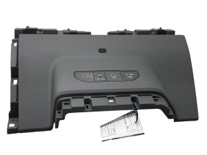 2024-2025 Kia EV9 Center Lower Dashboard Crash Pad Trim Panel with USB Type-C Port - Front (Used OEM)